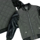 Lambskin and Silk Varsity Jacket