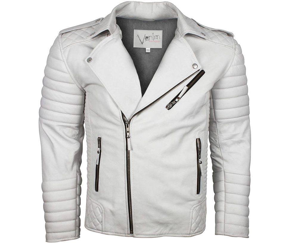 Leather Pitviper Jacket White 0